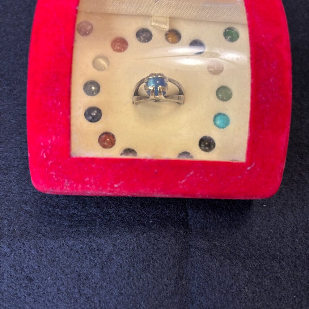 Vintage Sterling Silver Stone Ring
